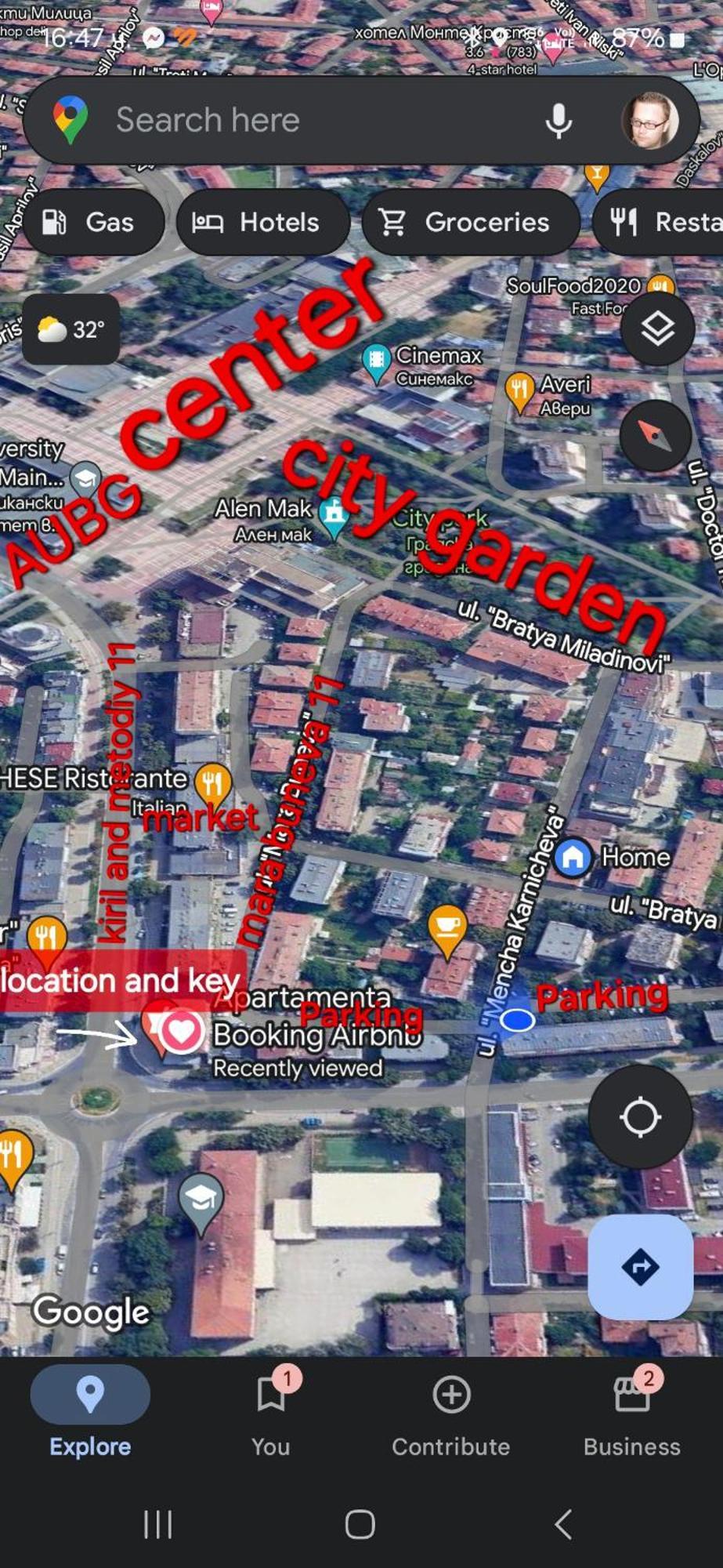 3 Rooms Apartment, Top Center, 1St Floor, Aubg, Free Parking, Pc I5 Ssd, 3 Led Tvs 200 Channels, Wifi, Terrace, Easy-Late Check-In, Stay Before Greece Благоєвград Екстер'єр фото